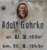 Adolf Gehrke d. 20.10.1945